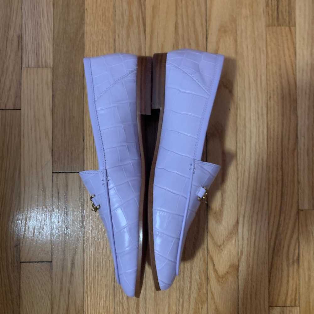 Sam Edelman Loraine Bit Loafer. Sz 7.5M. Misty Lilac, crocodile prnt. Never worn - Picture 12 of 14